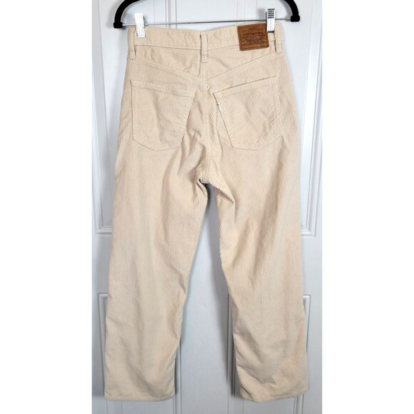 Levi's Corduroy Ribcage Straight Leg Pants Size 26 - Picture 6 of 7
